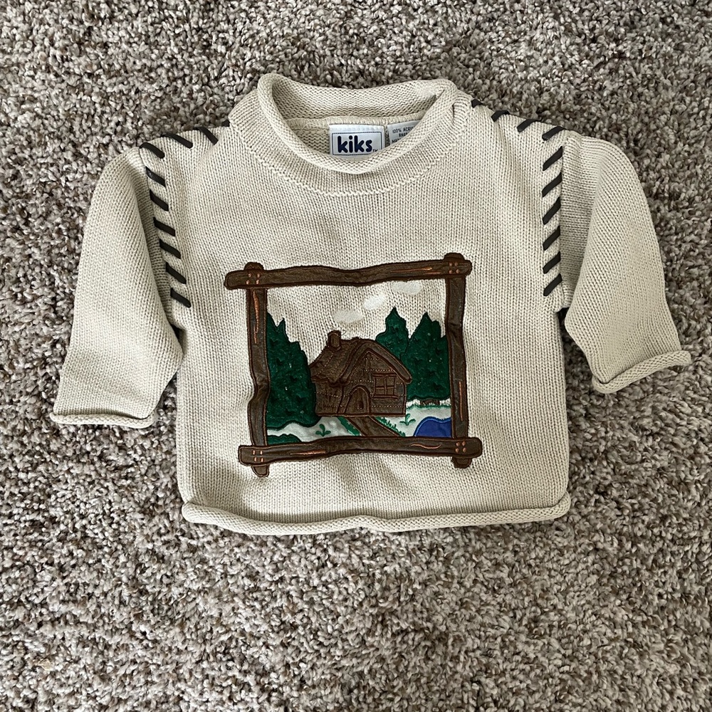 Kiks 12m Baby Sweater 🪵